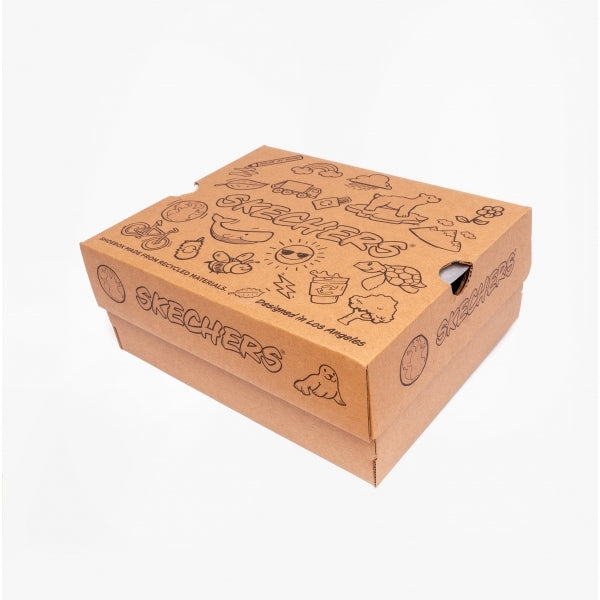 Skechers 403796L/GYYL SNAP SPRINTS 2.0 - VARGONIX Boys Touch Fasten Trainers Grey/Yellow