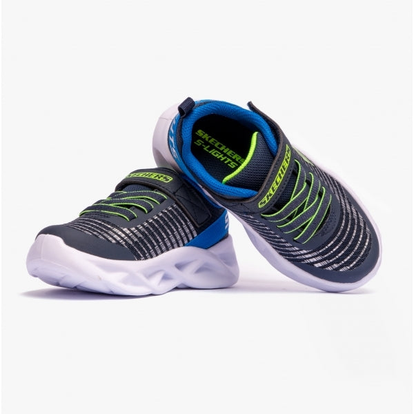 Skechers 401650N/NVBL TWISTY BRIGHTS - NOVLO Boys Trainers Blue
