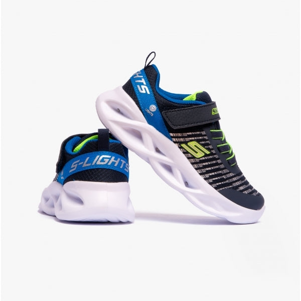 Skechers 401650N/NVBL TWISTY BRIGHTS - NOVLO Boys Trainers Blue