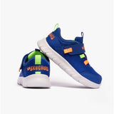 Skechers 407303N/BLOR COMFY FLEX - RUZO Boys Trainers Blue/Orange