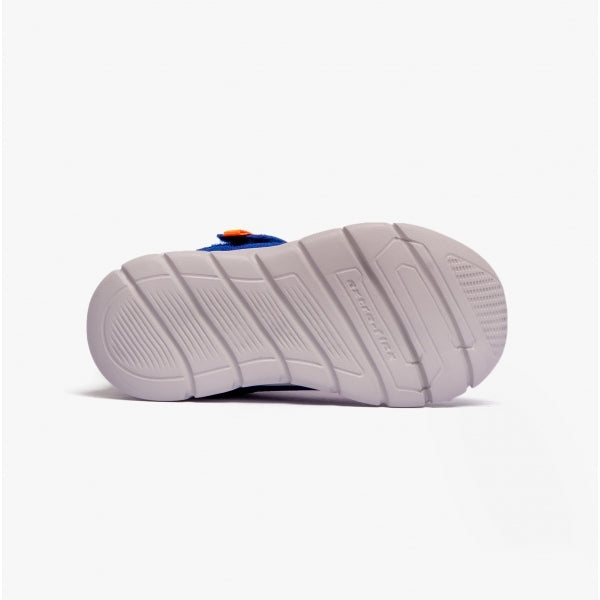 Skechers 407303N/BLOR COMFY FLEX - RUZO Boys Trainers Blue/Orange