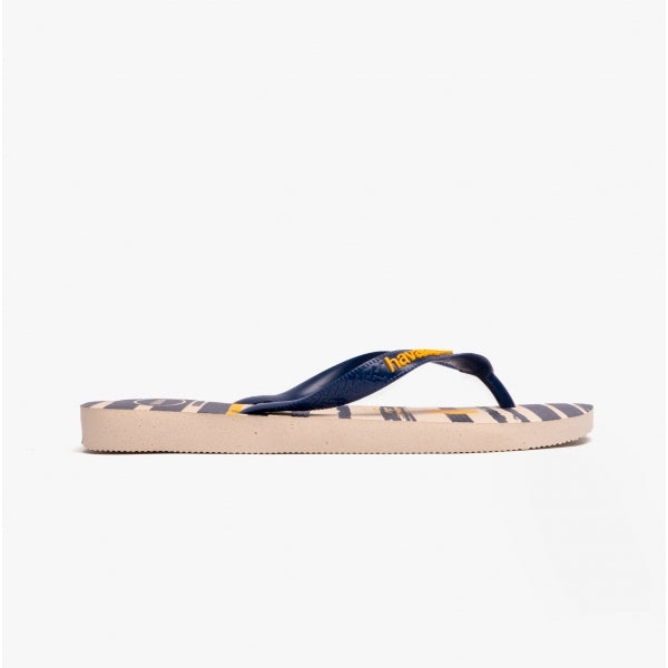 Havaianas HAV TOP Unisex Classic Flip-Flops Beige/Navy