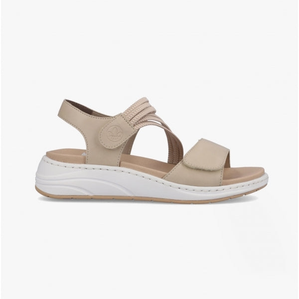 Rieker 64353-62 Womens Sandals Beige