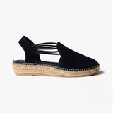 Toni Pons NURIA Womens Suede Espadrilles Black