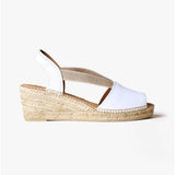 Toni Pons TEIDE Womens Peep-Toe Espadrilles White