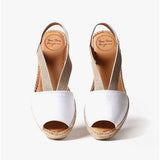 Toni Pons TEIDE Womens Peep-Toe Espadrilles White