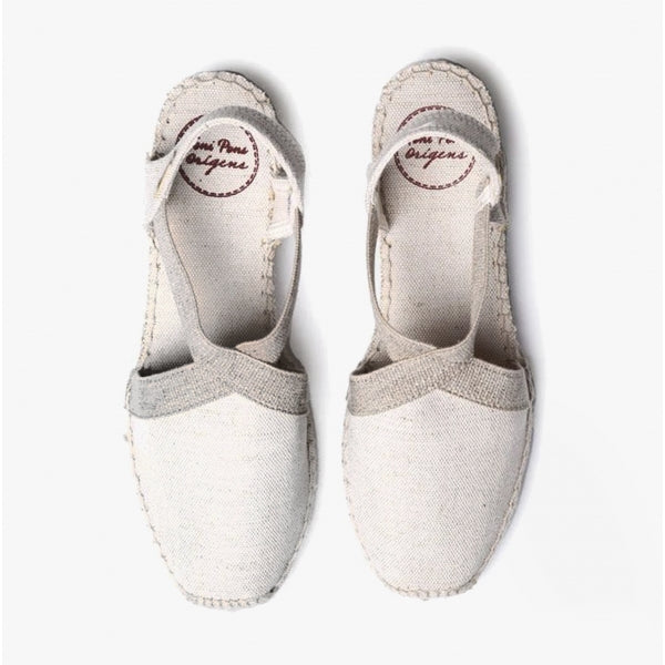 Toni Pons VERDI Womens Vegan Espadrilles Sandals Ecru