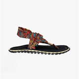 Gumbies SLINGBACK Womens Cotton Toe-Post Sandals Aboriginal
