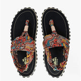 Gumbies SLINGBACK Womens Cotton Toe-Post Sandals Aboriginal