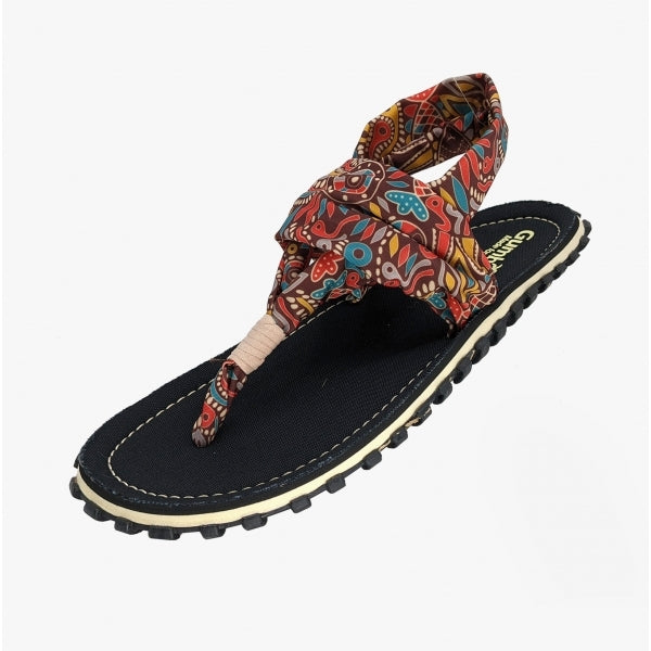 Gumbies SLINGBACK Womens Cotton Toe-Post Sandals Aboriginal