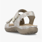 Rieker 64872-90 Womens Sandals Metallic