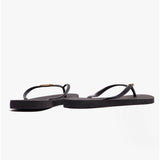 Havaianas HAV SLIM LOGO METALLIC Womens Flip-Flops Black/Gold