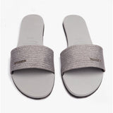 Havaianas HAV YOU MALTA METALLIC City Womens Sliders Ice Grey