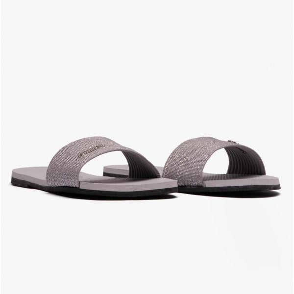 Havaianas HAV YOU MALTA METALLIC City Womens Sliders Ice Grey