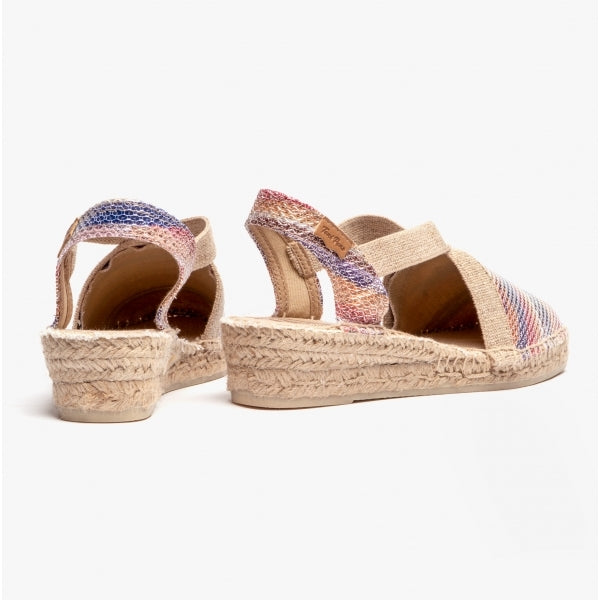 Toni Pons VELINO Womens Wedge Espadrilles Multi