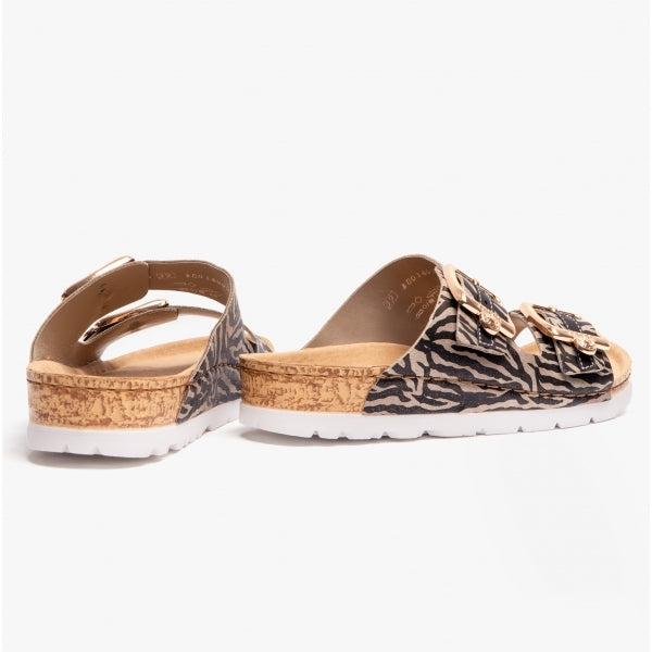 Rieker 69850-60 Womens Mules Beige