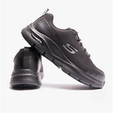 Skechers Work 200086EC ARCH FIT SR - RINGSTAP Mens Safety Trainers Black