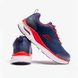 Skechers Work 200086EC ARCH FIT SR - RINGSTAP Mens Safety Trainers Navy/Red
