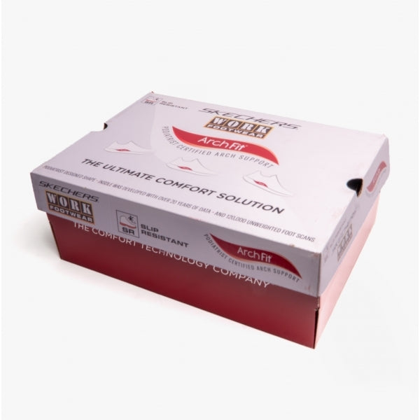 Skechers Work 200086EC ARCH FIT SR - RINGSTAP Mens Safety Trainers Navy/Red