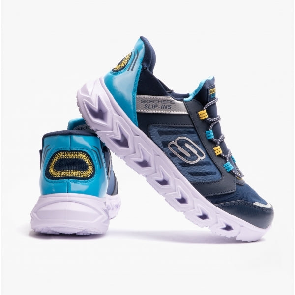 Skechers 403843L/NVBL HYPNO-FLASH 2.0 - ODELUX Boys Trainers Blue