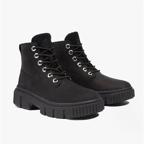 Timberland GREYFIELD Womens Leather Boots Black Nubuck