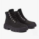 Timberland GREYFIELD Womens Leather Boots Black Nubuck