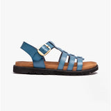 Heavenly Feet SALTWATER Womens Slingback Sandals Blue