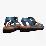 Heavenly Feet SALTWATER Womens Slingback Sandals Blue