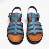 Heavenly Feet SALTWATER Womens Slingback Sandals Blue