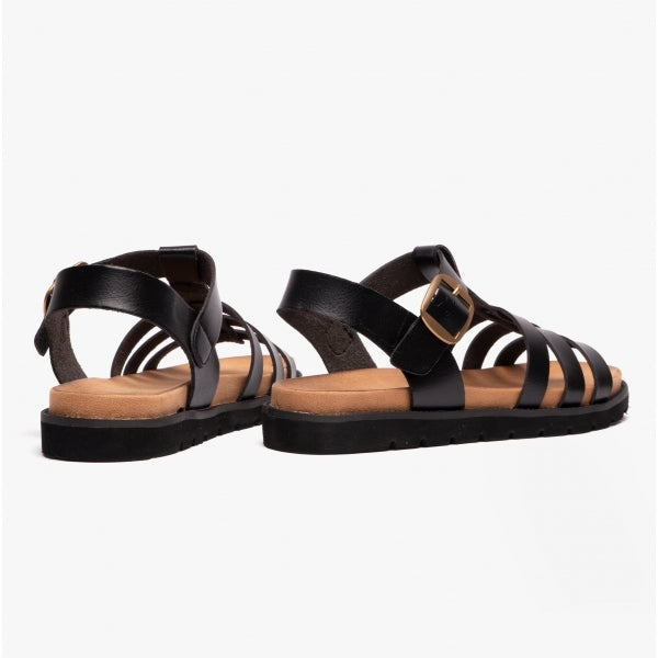 Heavenly Feet SALTWATER Womens Slingback Sandals Black