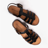 Heavenly Feet SALTWATER Womens Slingback Sandals Black