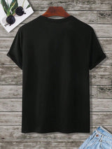 Men Slogan Graphic Tee