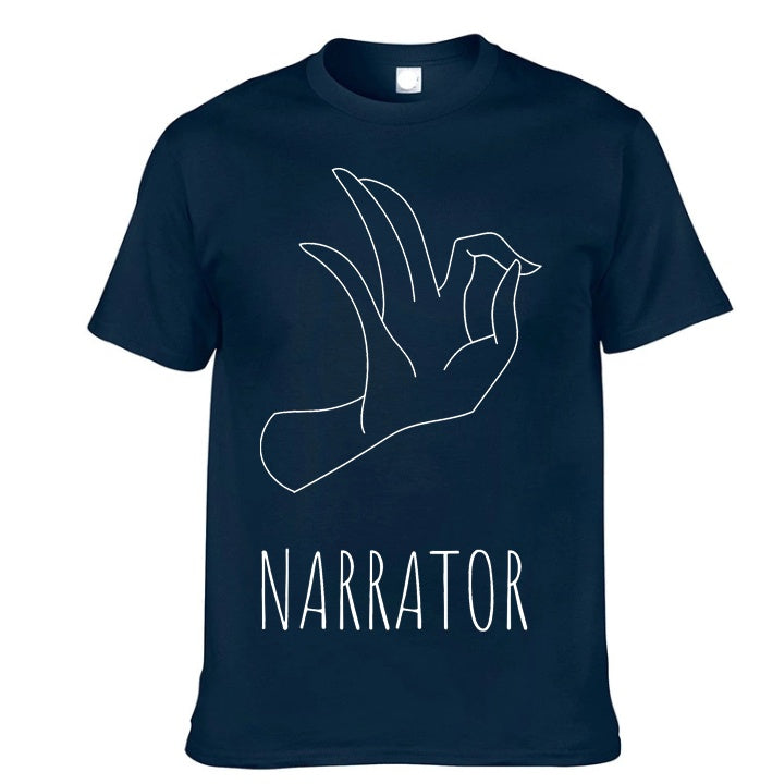 Men’s Gesture Print Short Sleeve T-Shirt – Casual Streetwear Graphic Tee