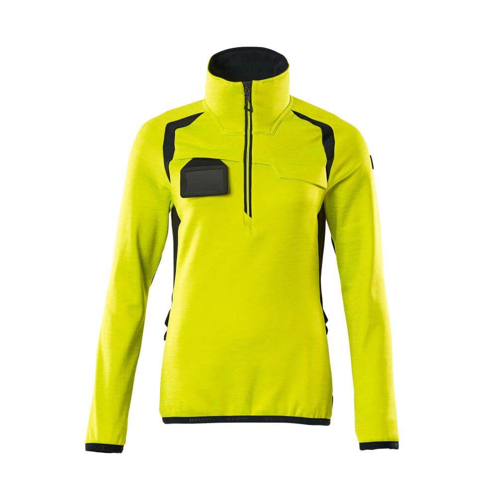 Mascot ACCELERATE SAFE 19353 Women's Hi-Vis Fleece Jumper with Half-Zip