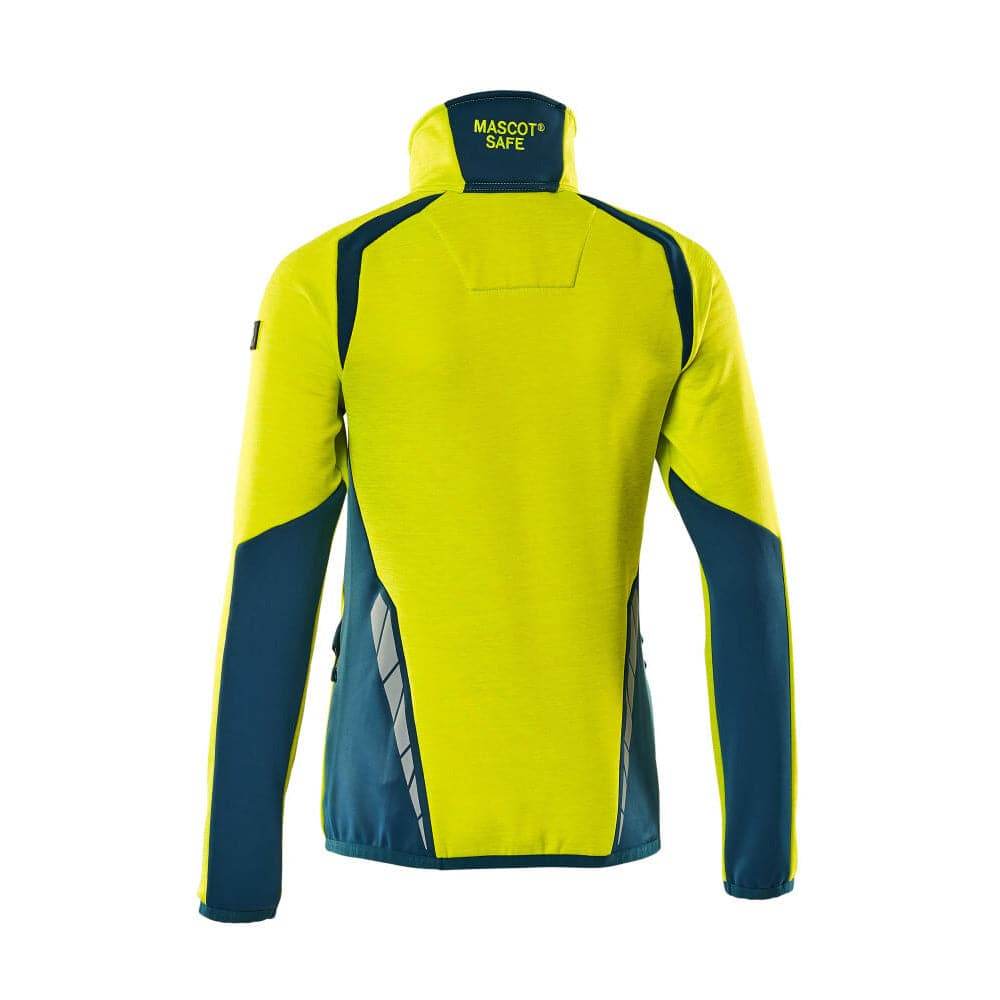 Mascot ACCELERATE SAFE 19353 Women's Hi-Vis Fleece Jumper with Half-Zip