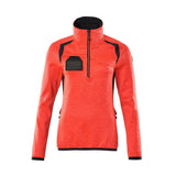 Mascot ACCELERATE SAFE 19353 Women's Hi-Vis Fleece Jumper with Half-Zip