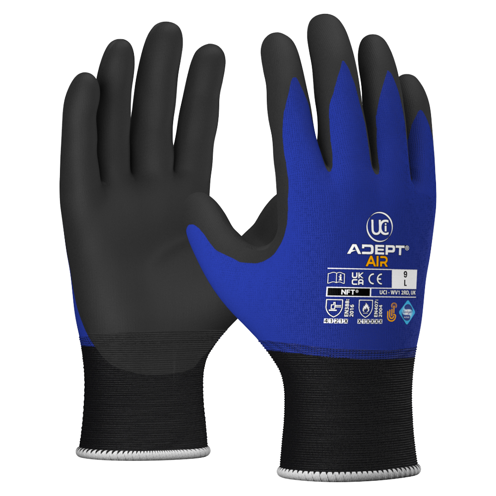 Adept Air NFT Palm Coated Gloves (10 Pack)
