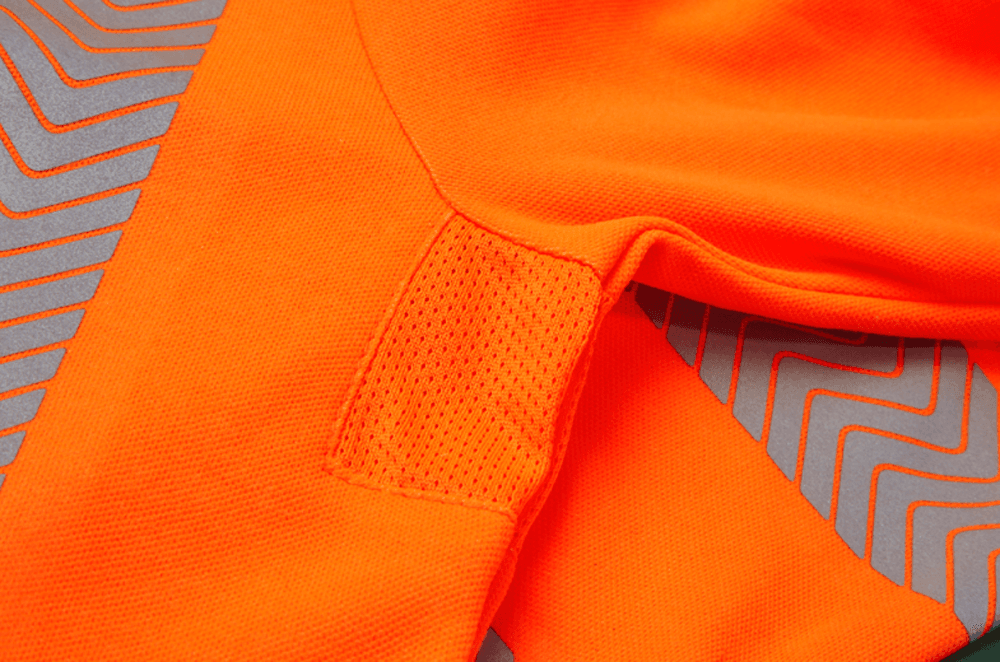 PULSAR LIFE LFE926 NB Hi-Vis Long Sleeve Orange Polo Shirt