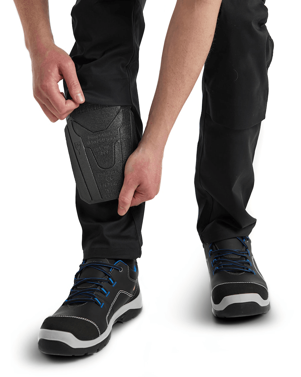 Blaklader 1448 Industry Stretch Kneepad Trousers Black