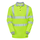 PULSAR LIFE LFE925 NB Hi-Vis Long Sleeve Yellow Polo Shirt