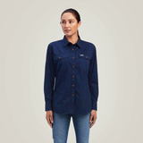 Ariat P20340 Womens Rebar Washed Twill Work Shirt