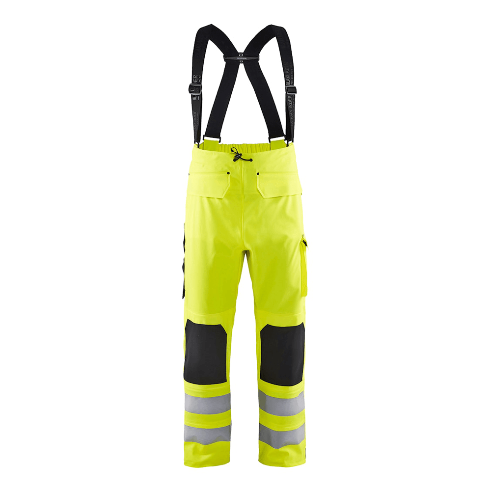 Blaklader 1306 Hi-Vis Waterproof Rain Trousers Level 3