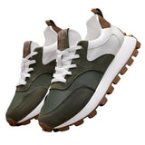 Men's Casual Multi-Color Low-Top Lace-Up Sneakers