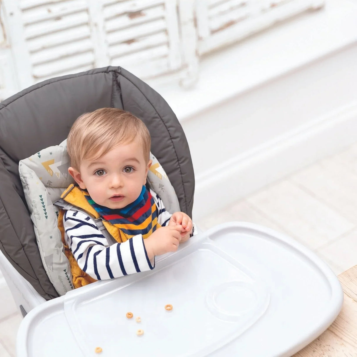 Joie Mimzy Spin 3-in-1 Highchair - Geometric Mountains