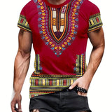 100% Polyester Casual Print T-Shirt