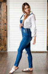 Milan Distressed Overalls