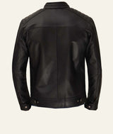 Men's Genuine Leather Jacket | Black