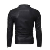 Men's Motorcycle Leather Jacket | Black
