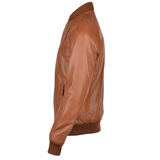 Men's Bomber Leather Jacket | Black, Brown, & Corodovan