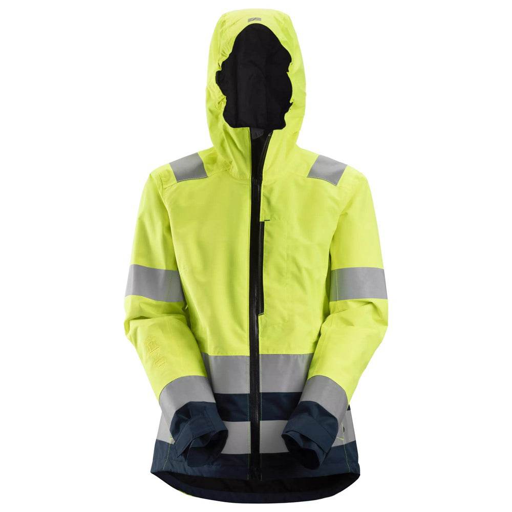Snickers 1347 AllroundWork, Women’s Hi-Vis Waterproof Shell Jacket Class 2/3 Various Colours